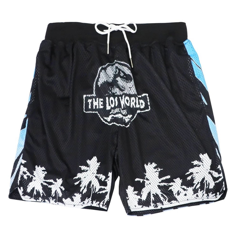 Jurassic Park The Lost World Men's Headgear Classics Mesh Basketball Shorts